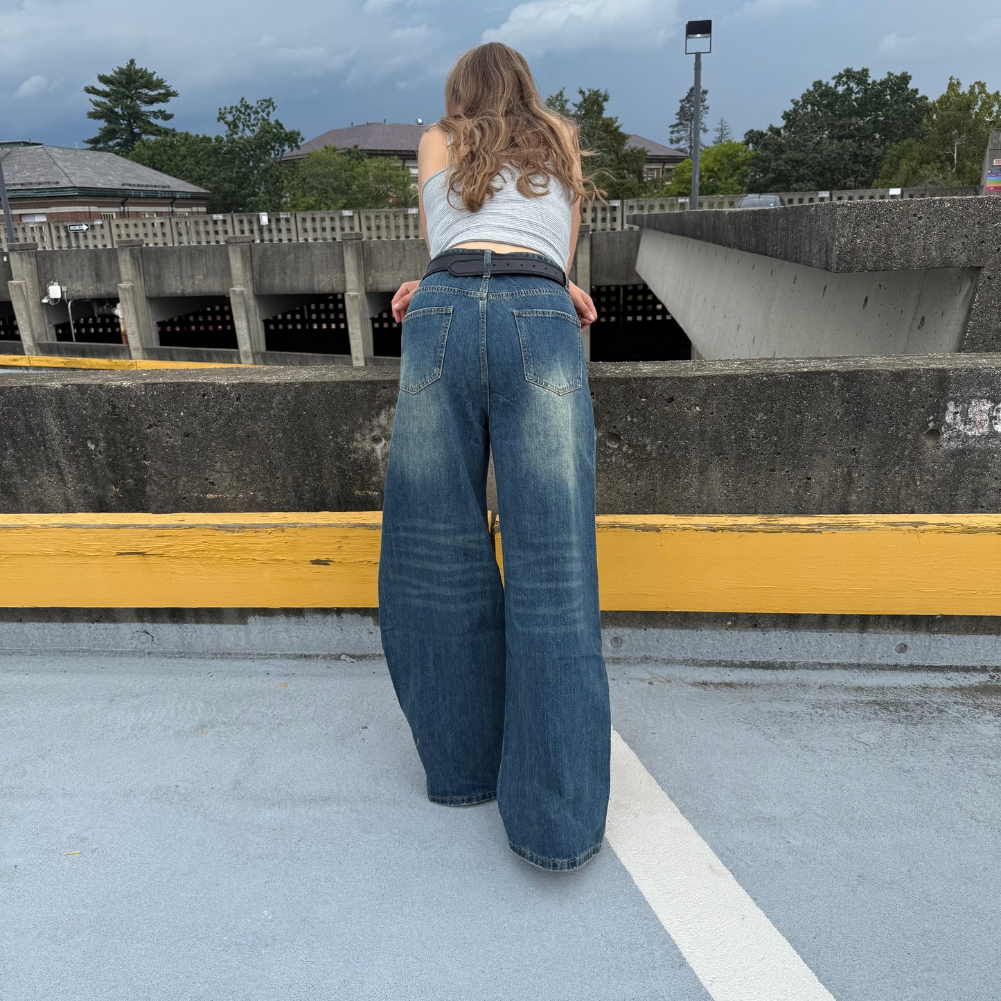 COLLEGE JEANS (BLUE)