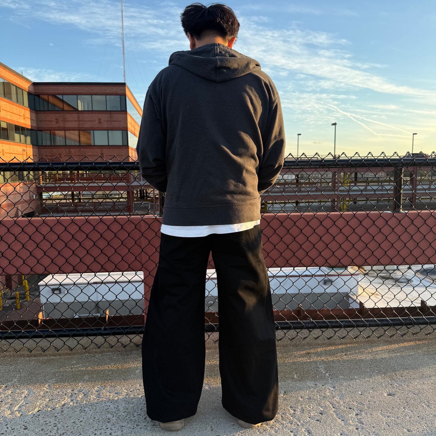 COLLEGE JEANS (BLACK)