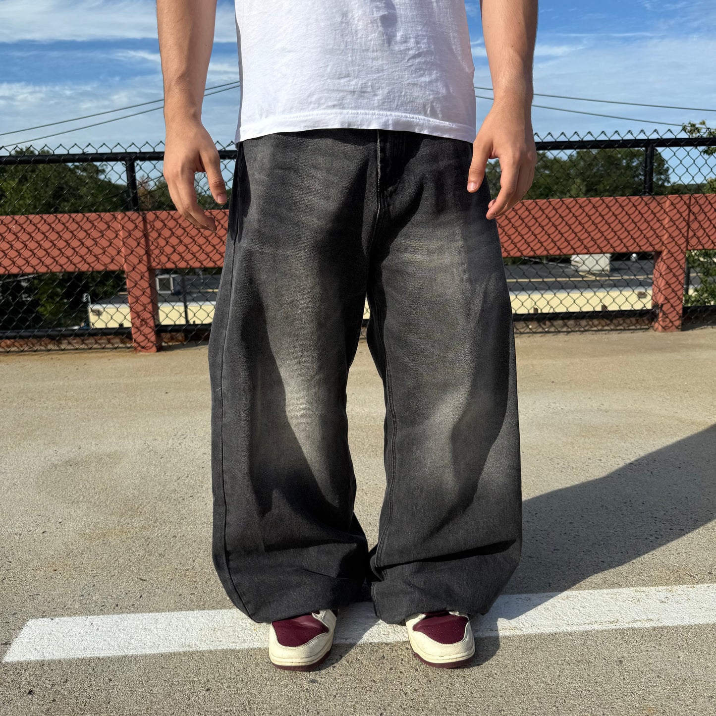 COLLEGE JEANS (CHARCOAL)