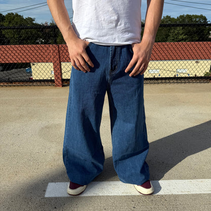 COLLEGE JEANS (STRAIGHT BLUE)