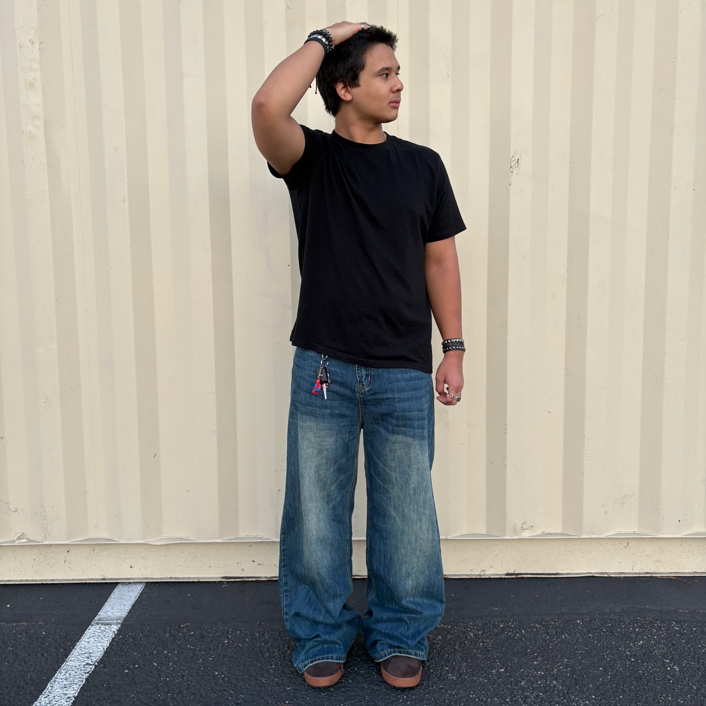 COLLEGE JEANS (BLUE)