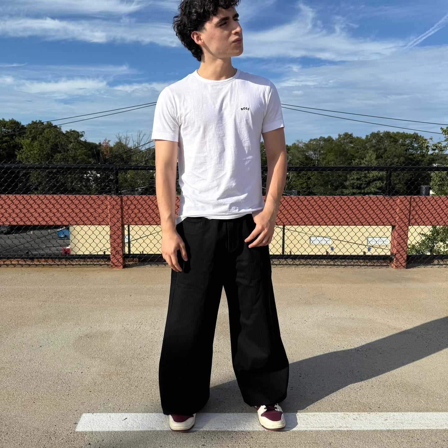 COLLEGE JEANS (BLACK)