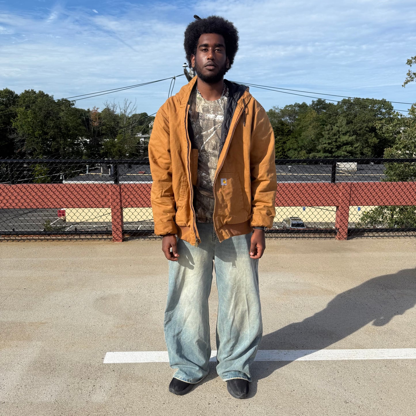 COLLEGE JEANS (CYAN)