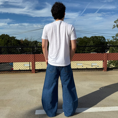 COLLEGE JEANS (STRAIGHT BLUE)