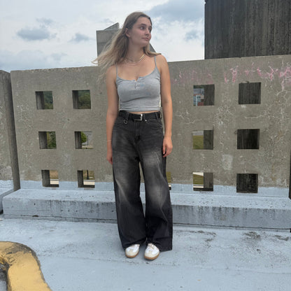 COLLEGE JEANS (CHARCOAL)