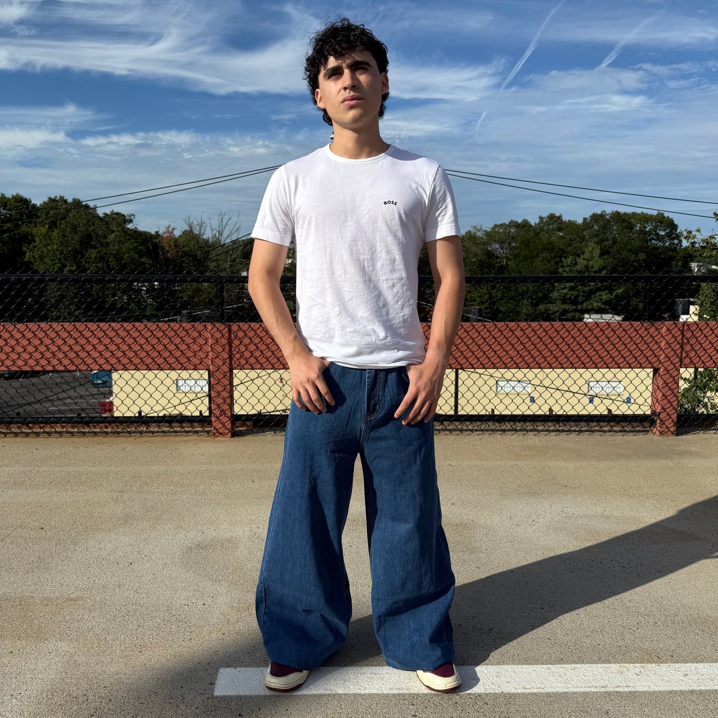 COLLEGE JEANS (STRAIGHT BLUE)